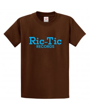 Ric-Tic Records Classic Unisex Kids and Adults T-Shirt for Music Fans